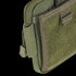 Close-up of the Condor Annex Admin Pouch in Scorpion OCP, showcasing a green tactical design with zipper closure, reinforced stitching, and a front pocket secured by a fabric strap.